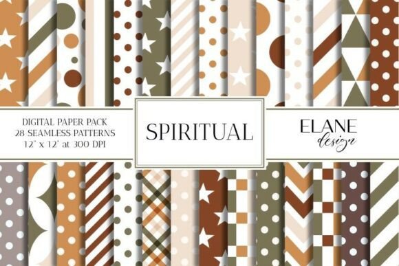 Download Fall Digital Paper, Seamless Patterns - Seamless pattern Collection