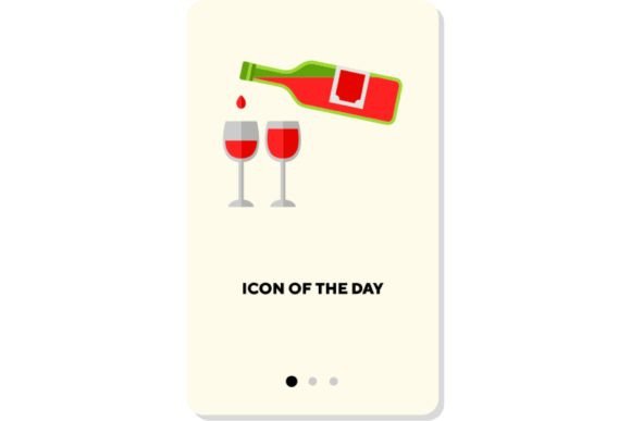 Download Cold Drinks Flat Icon. Red Liquid, Toast - Premium Resources